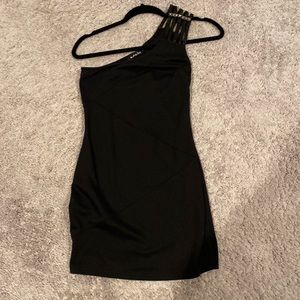 Mustard seed one shoulder dress